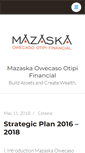Mobile Screenshot of mazaskacdfi.org